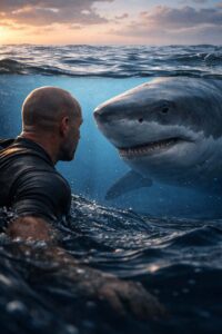 Douglas Brynes Has Moment with Great White Shark